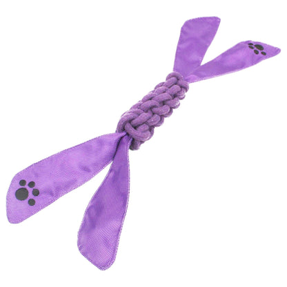 Pet Life ® 'Extreme Twist' Sporty Tugging Jute and Squeak Dog Toy
