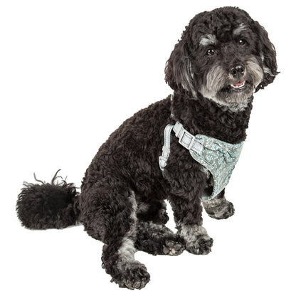 Pet Life ®  'Fidomite' Mesh Reversed  and Adjustable Fashion Dog Harness W/ Designer Bowtie