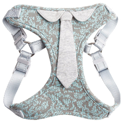 Pet Life ®  'Fidomite' Mesh Reversed and Adjustable Fashion Dog Harness W/ Designer Neck Tie