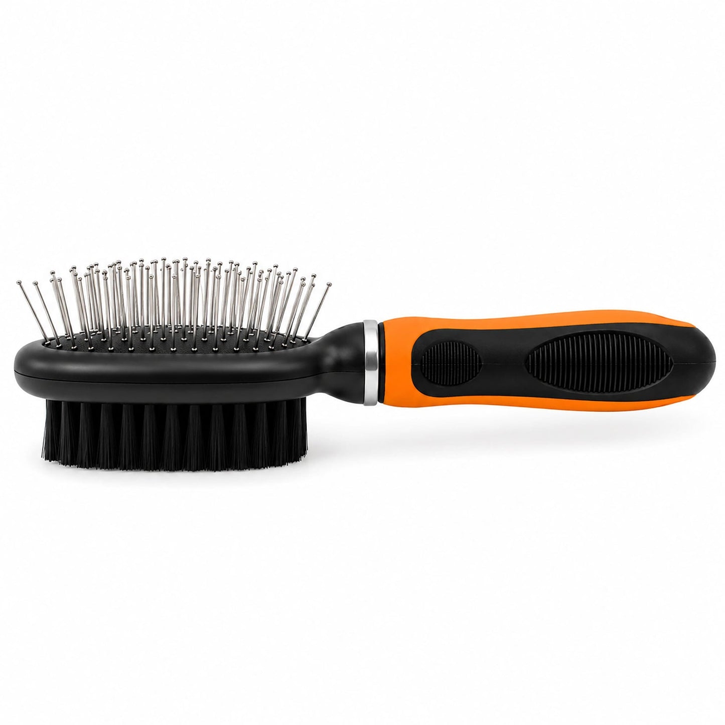 Pet Life ® Flex Series 2-in-1 Dual-Sided Pin and Bristle Grooming Pet Brush