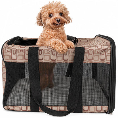 Pet Life ® 'Flightmax' Airline Approved Collapsible Folding Travel Pet Dog Carrier