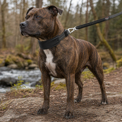 Pet Life ® 'Geo-prene' 2-in-1 Shock Absorbing Neoprene Padded Reflective Dog Leash and Collar