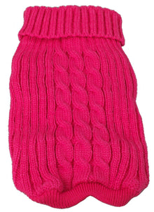 Pet Life ® Heavy Cotton Rib-Collared Fashion Dog Sweater