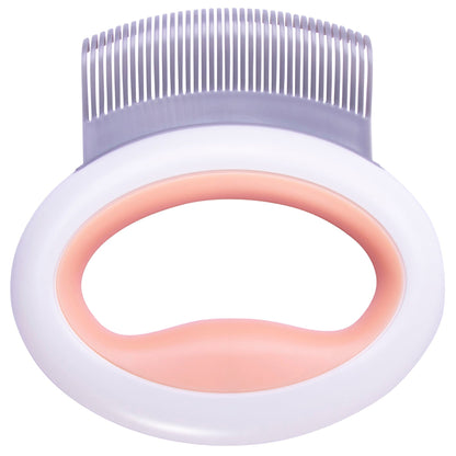 Pet Life ® 'Knuckler' Handheld Travel Flexible Grooming Pet Rake Comb