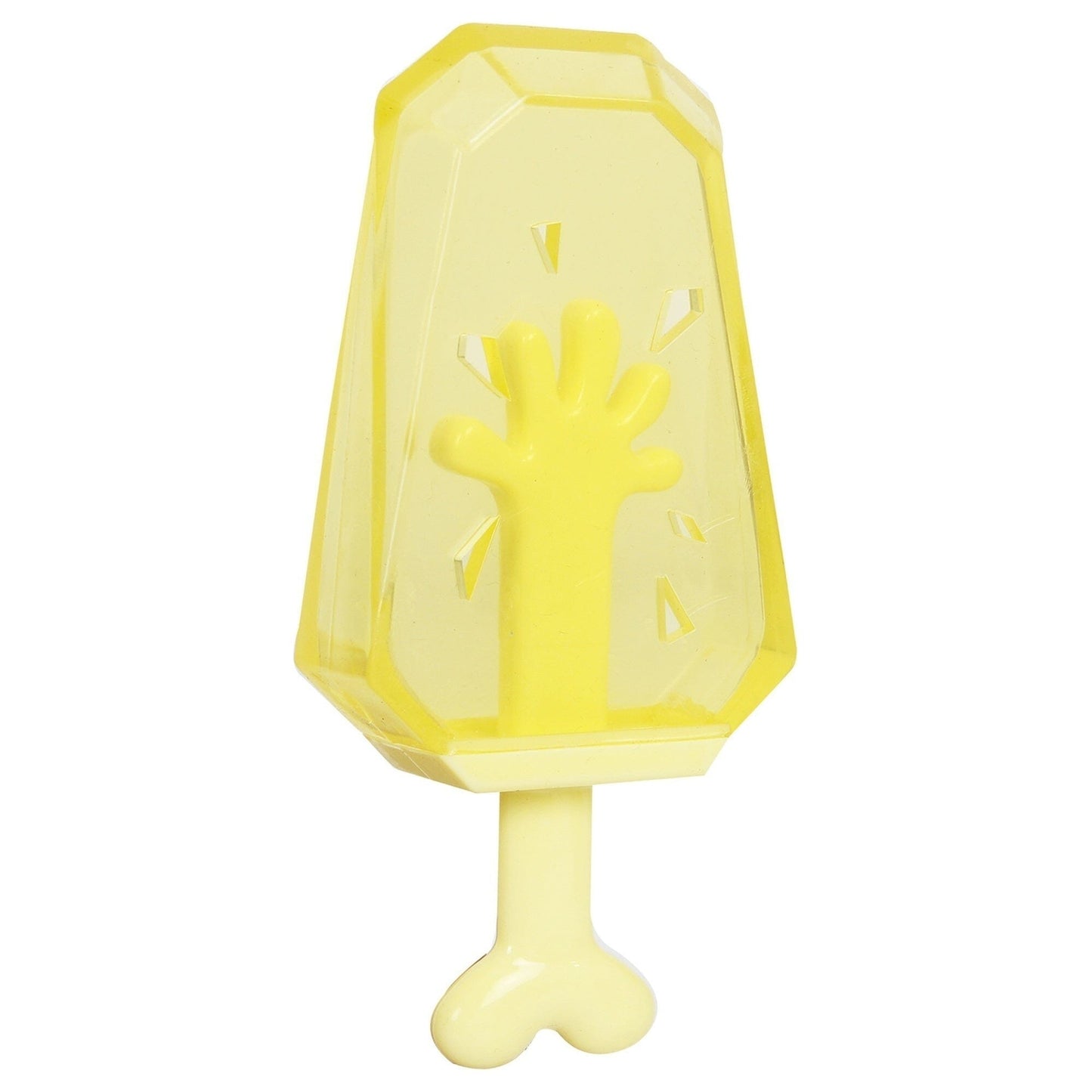 Pet Life ® 'Lick & Gnaw' Cooling Ices Cone Freezable and Chewable Tossing Waterproof Floating Pet Dog Toy