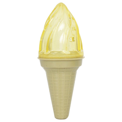 Pet Life ® 'Lick & Gnaw' Ice Cream Cone Freezable and Chewable Tossing Waterproof Floating Pet Dog Toy w/ Insertable Treat pocket