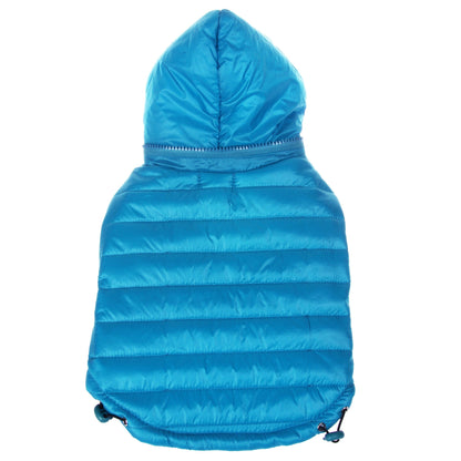 Pet Life ® Lightweight Adjustable and Collapsible 'Sporty Avalanche' Dog Coat w/ Pop-out Zippered Hood