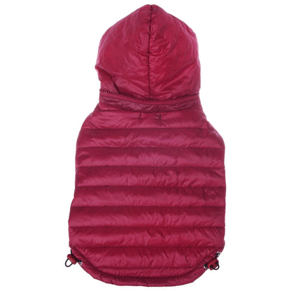 Pet Life ® Lightweight Adjustable and Collapsible 'Sporty Avalanche' Dog Coat w/ Pop-out Zippered Hood