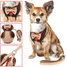 Pet Life ® Luxe 'Dapperbone' 2-In-1 Adjustable Fashion Dog Harness and Leash