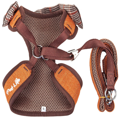 Pet Life ® Luxe 'Pawsh' 2-In-1 Adjustable Fashion Dog Harness and Leash