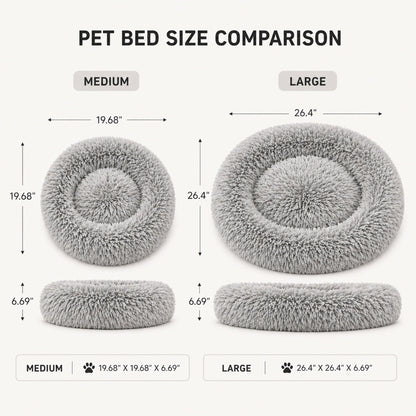 Pet Life ® 'Nestler' High-Grade Plush and Soft Rounded Pet Bed