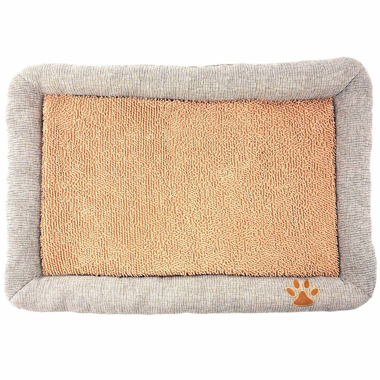 Pet Life ® 'Neutral Carpentry' Fashion Designer Nano-Silver Anit-Bacterial Pet Dog Bed Lounge