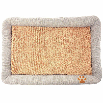 Pet Life ® 'Neutral Carpentry' Fashion Designer Nano-Silver Anit-Bacterial Pet Dog Bed Lounge