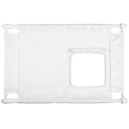 Pet Life ® 'Porta Gate' Anti-Drilling Nylon Mesh Collapsible Folding Travel Safety Pet Cat Dog Gate w/ Zippered Entrance