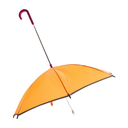 Pet Life ® Pour-Protection Reflective Waterproof Dog Umbrella and Leash