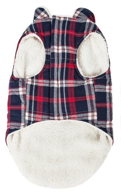 Pet Life ® 'Puddler' Classical Insulated Fashion Plaid Dog Coat