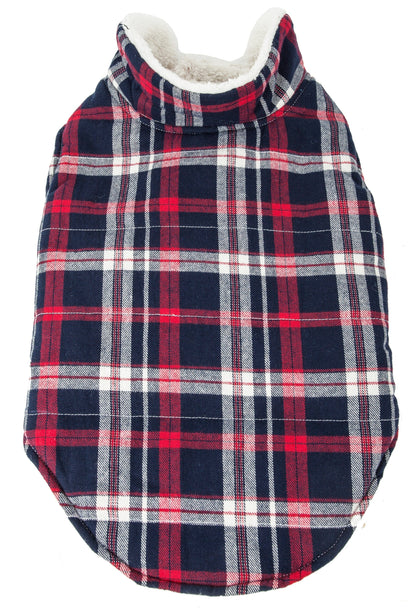 Pet Life ® 'Puddler' Classical Insulated Fashion Plaid Dog Coat