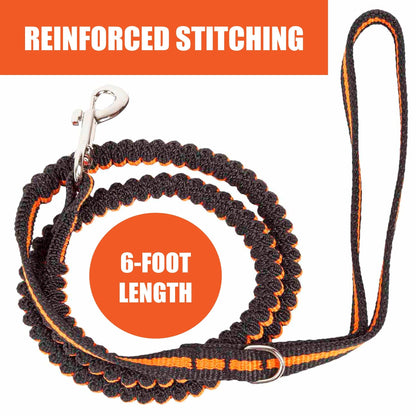 Pet Life ® 'Retract-A-Wag' Shock Absorption Stitched Durable Pet Dog Leash