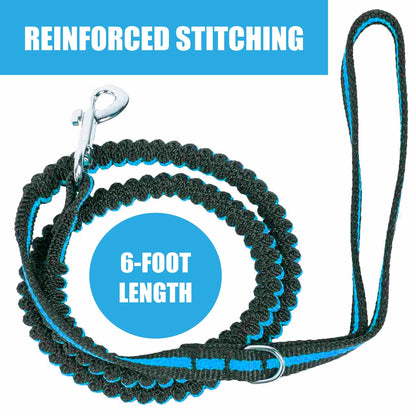 Pet Life ® 'Retract-A-Wag' Shock Absorption Stitched Durable Pet Dog Leash