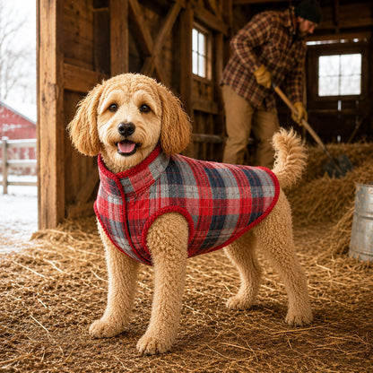 Pet Life ® 'Scotty' Tartan Classical Insulated Fashion Plaid Dog Coat