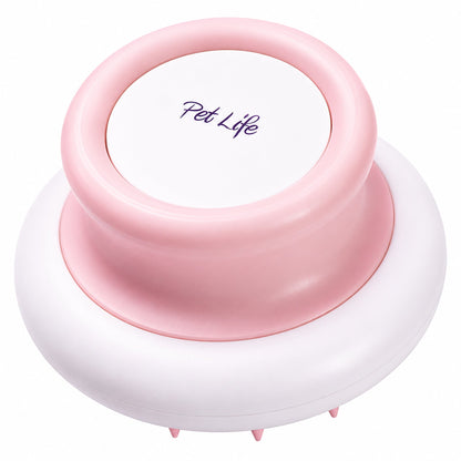 Pet Life ® 'Scwubba' Handheld Bathing Brushing and Massaging Soft Flexible Grooming Pet Comb