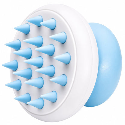 Pet Life ® 'Scwubba' Handheld Bathing Brushing and Massaging Soft Flexible Grooming Pet Comb