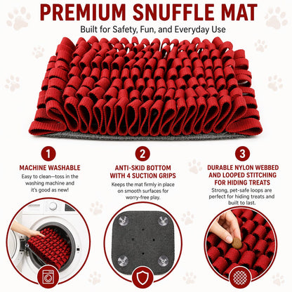 Pet Life ® 'Sniffer Grip' Interactive Anti-Skid Suction Pet Snuffle Mat