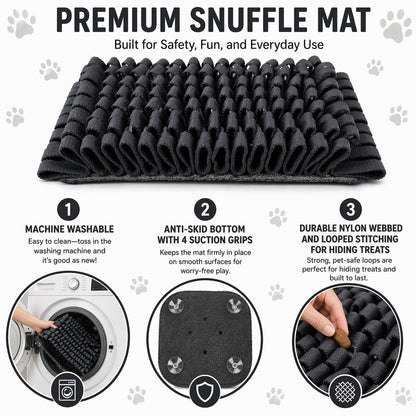 Pet Life ® 'Sniffer Grip' Interactive Anti-Skid Suction Pet Snuffle Mat