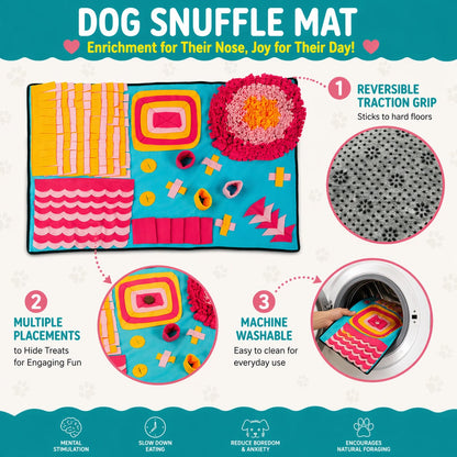 Pet Life ® 'Sniffer Snack' Interactive Feeding Pet Snuffle Mat