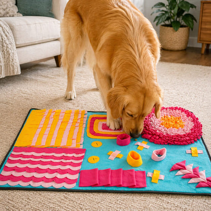 Pet Life ® 'Sniffer Snack' Interactive Feeding Pet Snuffle Mat