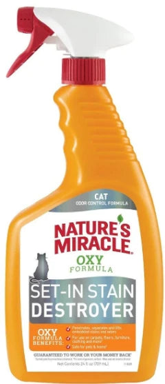 Natures Miracle Oxy Formula Set-In Stain Destroyer Cat Odor Control Formula