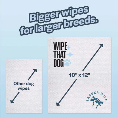 Mighty Good Solutions Wipe That Dog Extra Large Bamboo Grooming Towel