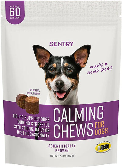 Sentry Calming Chews for Dogs 60 ct