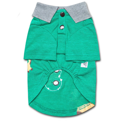 Touchdog 'Arubark' Caribbean Style Dog Polo T-Shirt