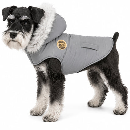 Touchdog 'Eskimo-Swag' Duck-Down Insulated Winter Dog Coat Parka