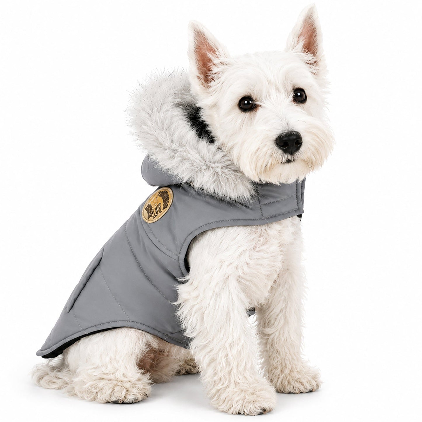 Touchdog 'Eskimo-Swag' Duck-Down Insulated Winter Dog Coat Parka