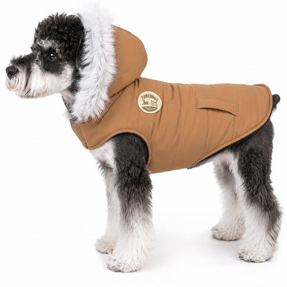 Touchdog 'Eskimo-Swag' Duck-Down Insulated Winter Dog Coat Parka