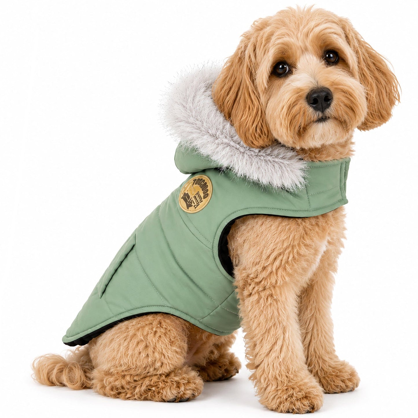 Touchdog 'Eskimo-Swag' Duck-Down Insulated Winter Dog Coat Parka