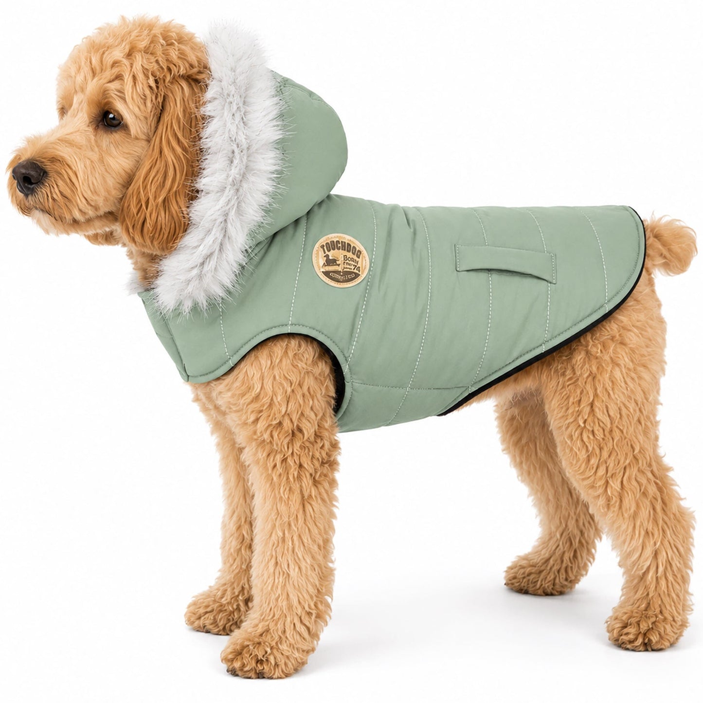 Touchdog 'Eskimo-Swag' Duck-Down Insulated Winter Dog Coat Parka