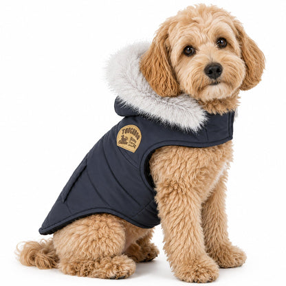 Touchdog 'Eskimo-Swag' Duck-Down Insulated Winter Dog Coat Parka
