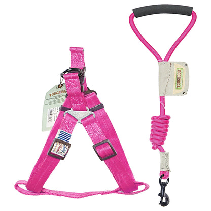 Touchdog Faded-Barker 2-in-1 Fashion Dog Leash and Harness