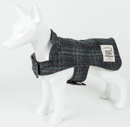 Touchdog ® 2-In-1 Windowpane Plaid Matching Dog Jacket and Reversible Dog Mat