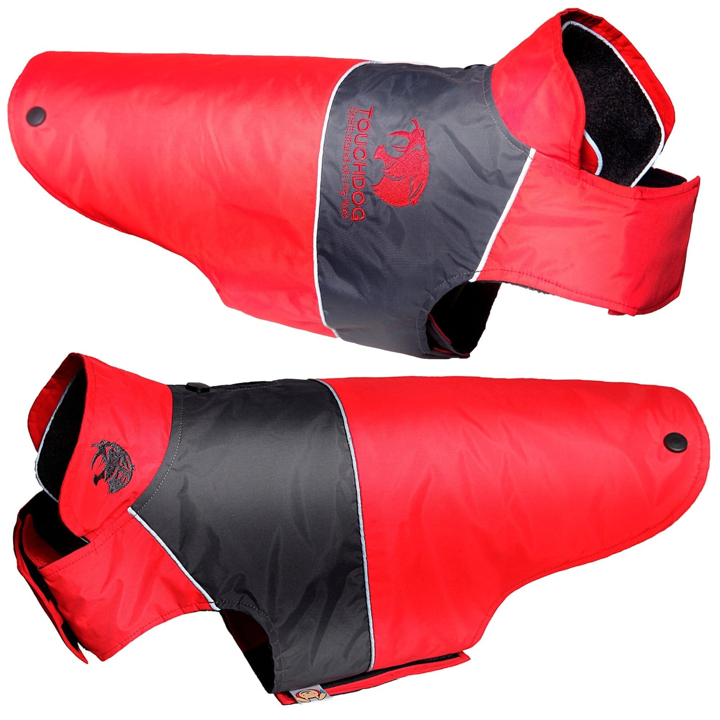 Touchdog ® Lightening-Shield 2-in-1 Dual-Removable-Layered Waterproof Dog Jacket
