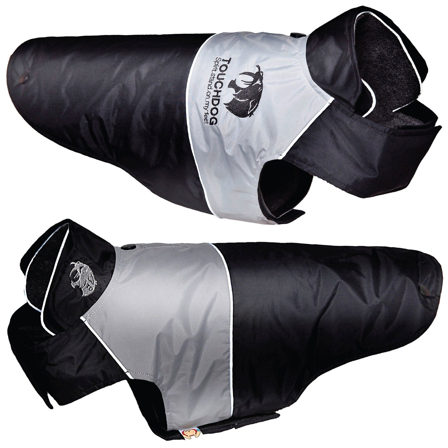 Touchdog ® Lightening-Shield 2-in-1 Dual-Removable-Layered Waterproof Dog Jacket
