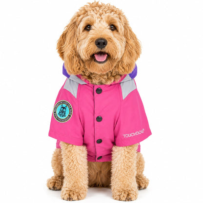 Touchdog ® 'Mount Pinnacle' Insulated Performance Retro Ski Dog Jacket