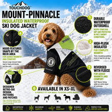 Touchdog ® 'Mount Pinnacle' Insulated Performance Retro Ski Dog Jacket