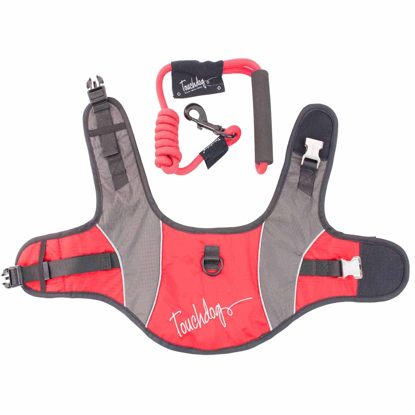 Touchdog ® 'Reflective-Max' 2-in-1 Performance Dog Harness and Leash