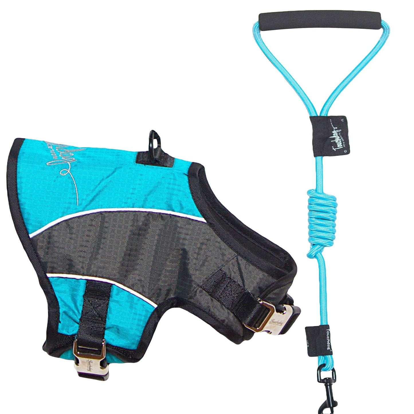 Touchdog ® 'Reflective-Max' 2-in-1 Performance Dog Harness and Leash