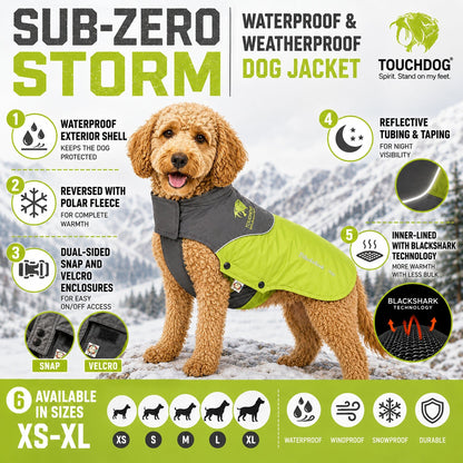 Touchdog ® Subzero-Storm Reflective Year Round Waterproof Dog Coat