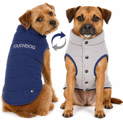 Touchdog ® Waggin Swag Ultra-Plush Insulated and Reversible Dog Coat
